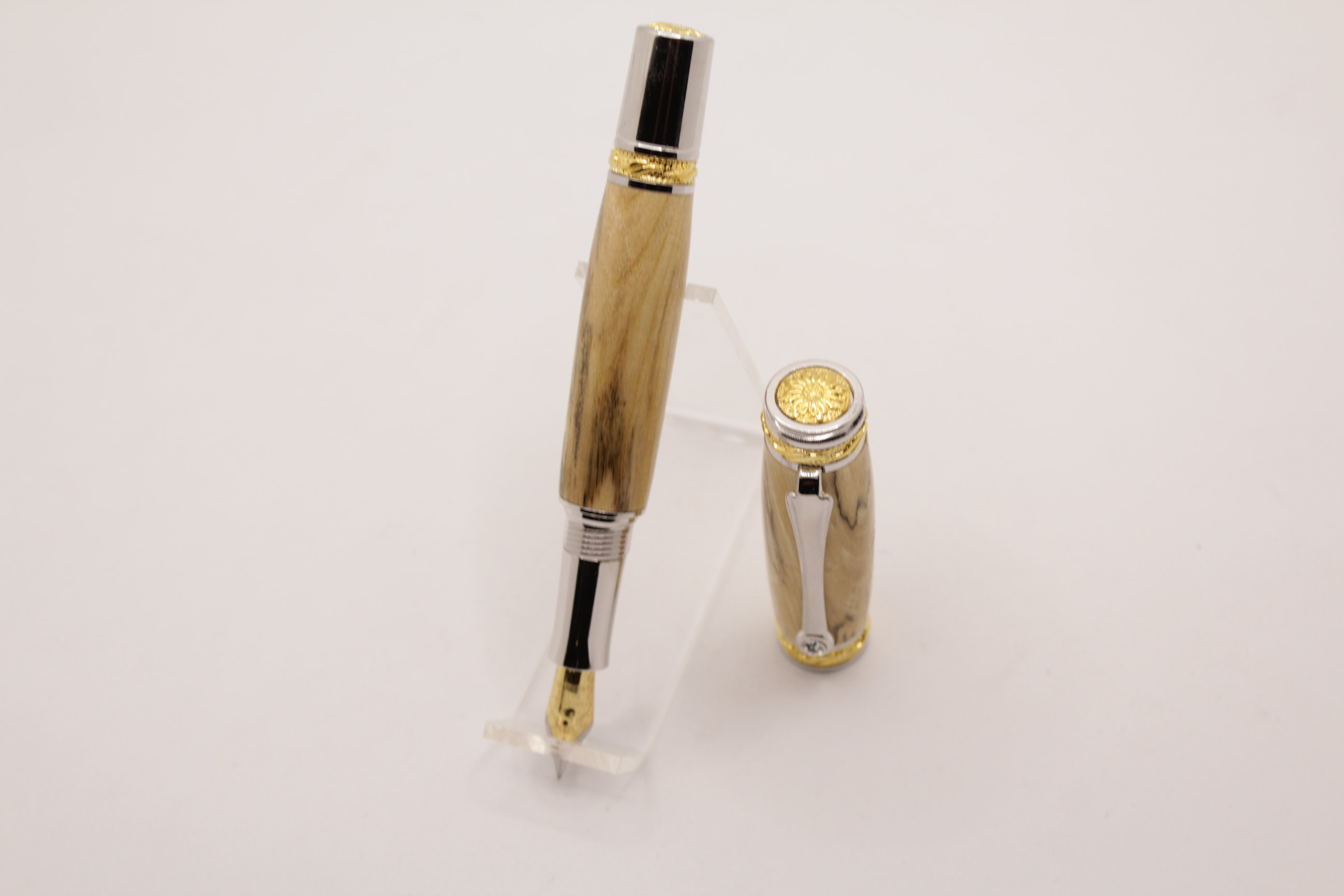 Fountain Pen Cap and Barrel Brushes 